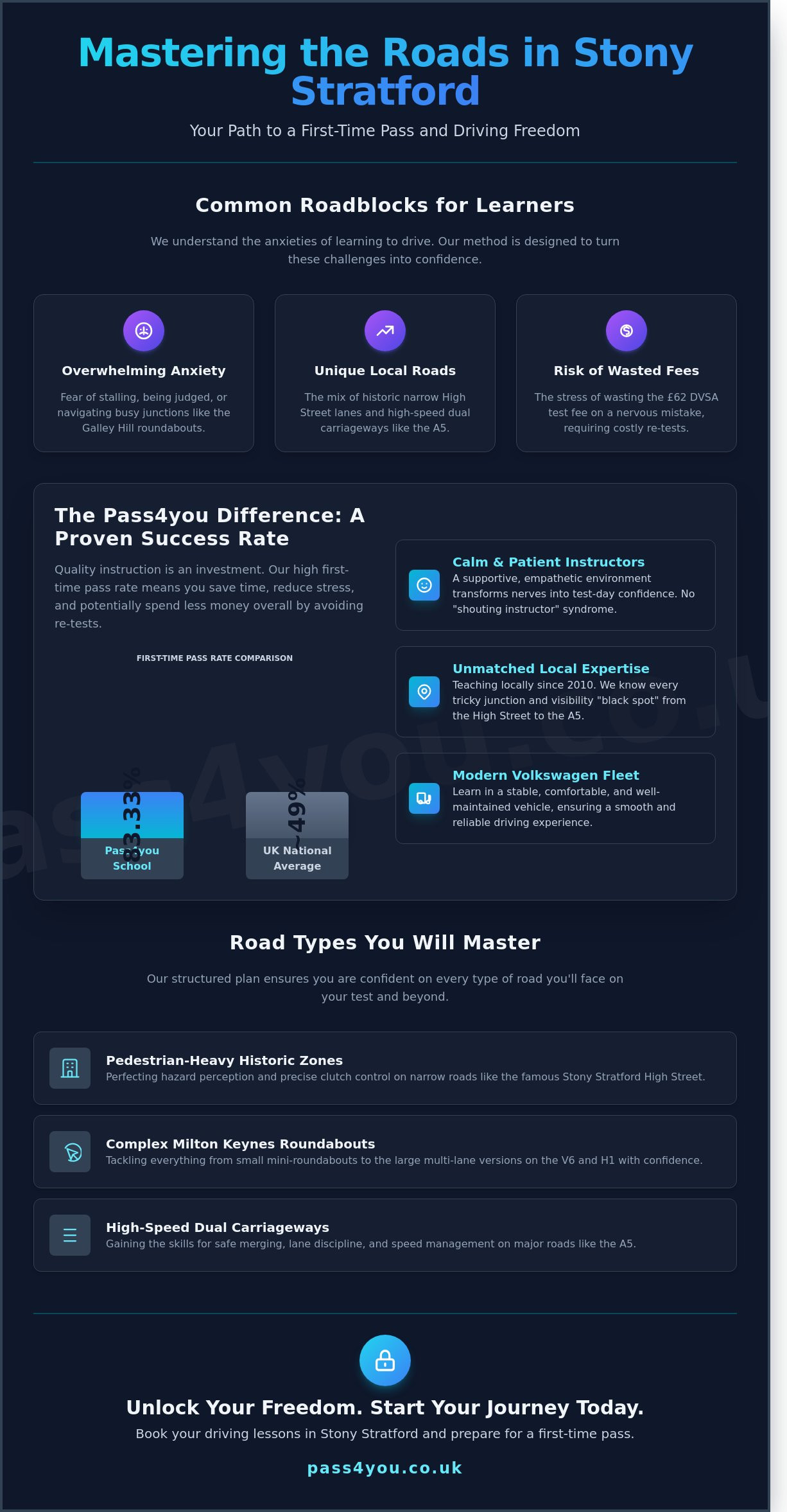 Learn to Drive in Stony Stratford: Your Guide to a First-Time Pass